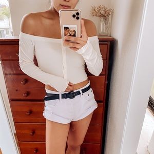 Crybaby Cropped Long Sleeve Top